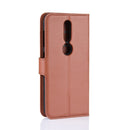 Litchi Texture Horizontal Flip Leather Case for Nokia 4.2, with Wallet & Holder & Card Slots (Brown)