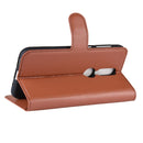 Litchi Texture Horizontal Flip Leather Case for Nokia 4.2, with Wallet & Holder & Card Slots (Brown)
