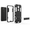Shockproof PC + TPU Case for Nokia 8.1 / X7, with Holder(Red)