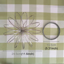 Fidget Spinner Toy Flow Ring Stainless Steel Spring Bracelet Stress Reducer for Children and Adults, 13 Circles