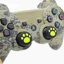 4 PCS Cute Cat Paw Silicone Protective Cover for PS4 / PS3 / PS2 / XBOX360 / XBOXONE / WIIU Gamepad Joystick(Green)