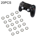 20 PCS Luminous Silicone Protective Cover for PS4 / PS3 / PS2 / XBOX360 / XBOXONE / WIIU Gamepad Joystick(Black)