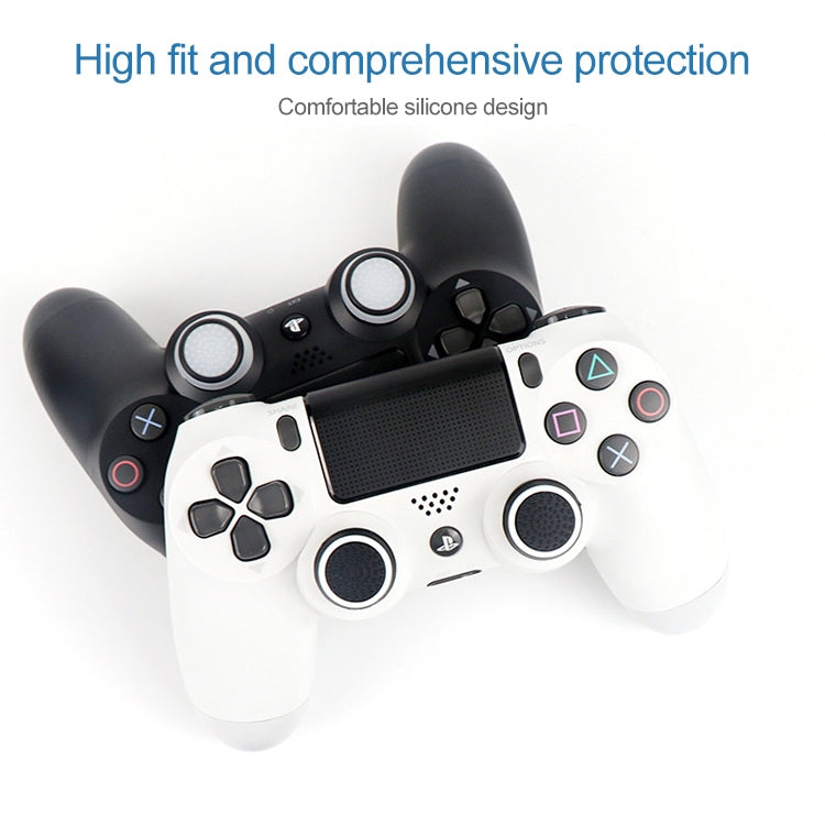 20 PCS Luminous Silicone Protective Cover for PS4 / PS3 / PS2 / XBOX360 / XBOXONE / WIIU Gamepad Joystick(Black)
