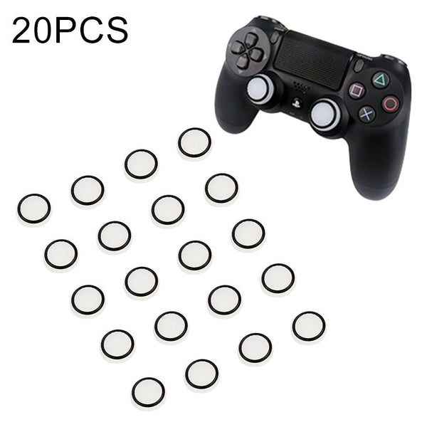 20 PCS Luminous Silicone Protective Cover for PS4 / PS3 / PS2 / XBOX360 / XBOXONE / WIIU Gamepad Joystick(Black)