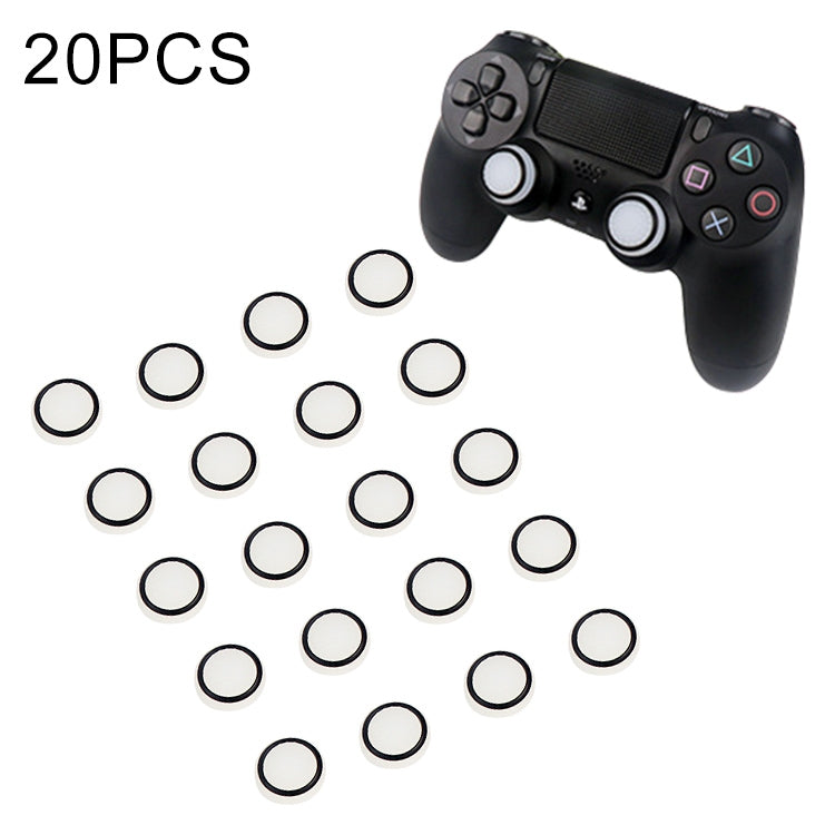 20 PCS Luminous Silicone Protective Cover for PS4 / PS3 / PS2 / XBOX360 / XBOXONE / WIIU Gamepad Joystick(Black)