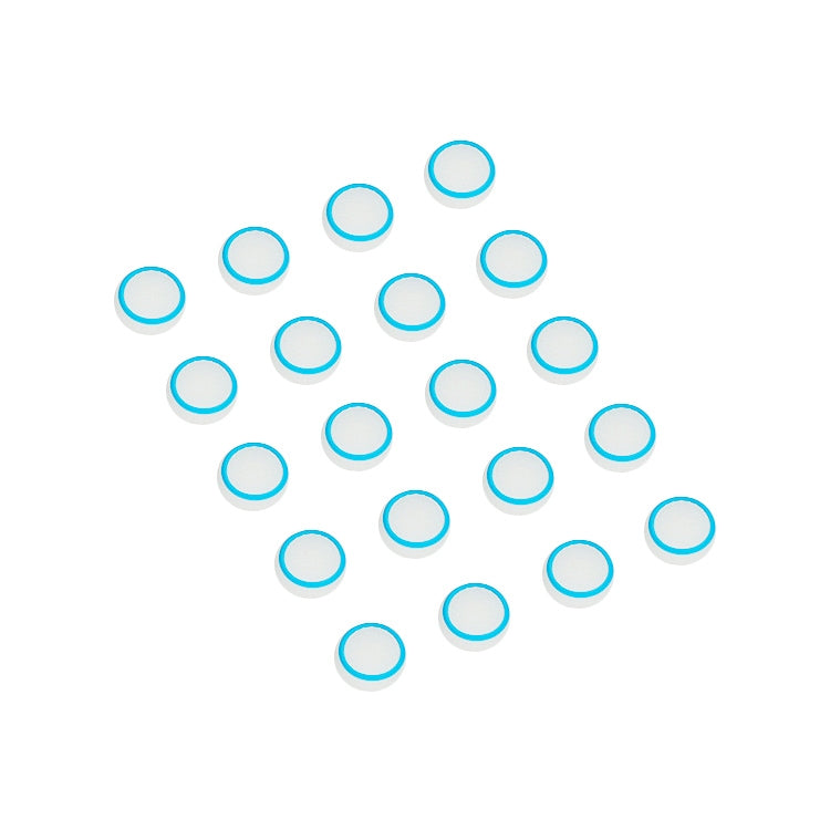 20 PCS Luminous Silicone Protective Cover for PS4 / PS3 / PS2 / XBOX360 / XBOXONE / WIIU Gamepad Joystick(Blue)