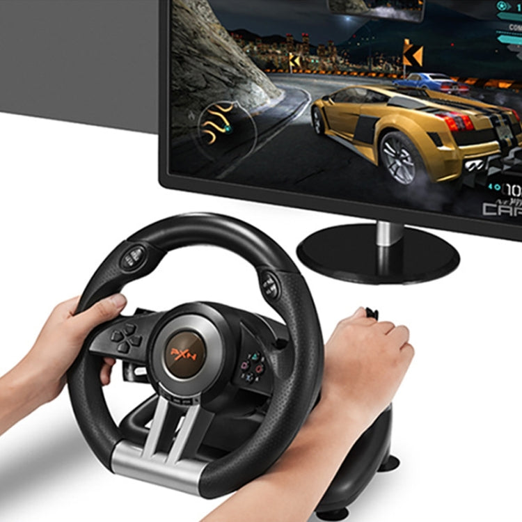 PXN-V3 Racing Game Steering Wheel for PC / PS3 / 4 / xbox one / switch(Orange)