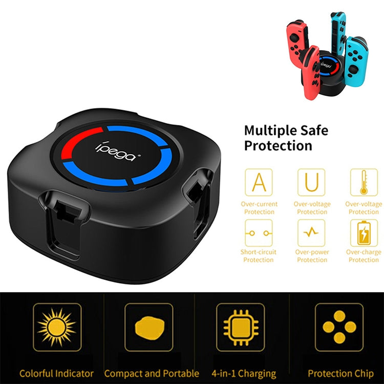 PG-9177 4 in1 Gamepad Charger for Nintendo Switch Joycon