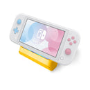 Portable Charging Charger Base Stand Station for Nintendo Switch Lite(Yellow)
