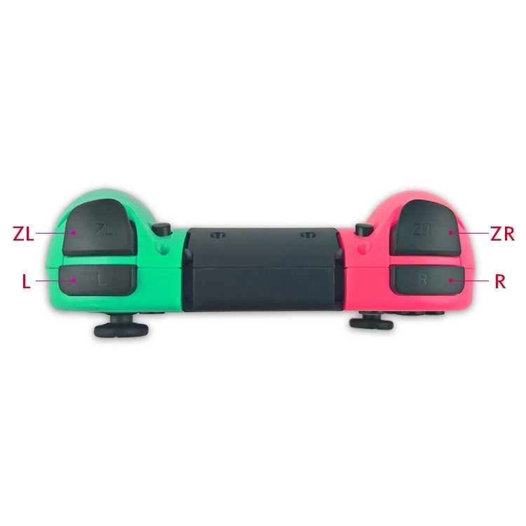 Left and Right Wireless Bluetooth Game Controller Gamepad for Switch Joy-Con(Green+Red)