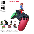 Wireless Game Controller Gamepad for Switch Pro, Support Any Key Wake Up & NFC Function