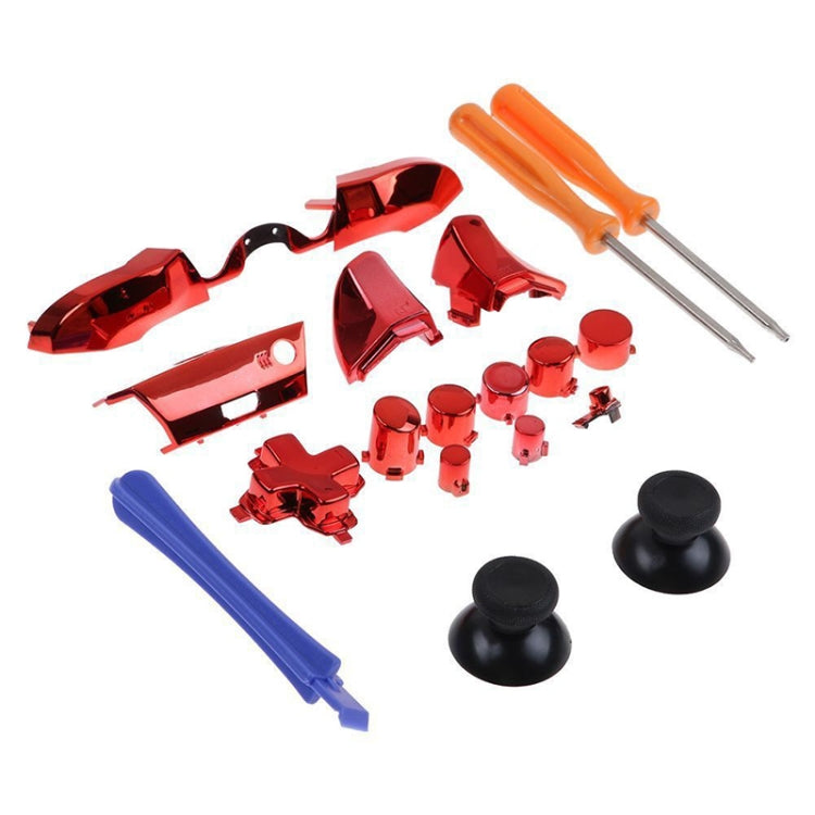 Full Set Game Controller Handle Small Fittings with Screwdriver for Xbox One ELITE(Red)