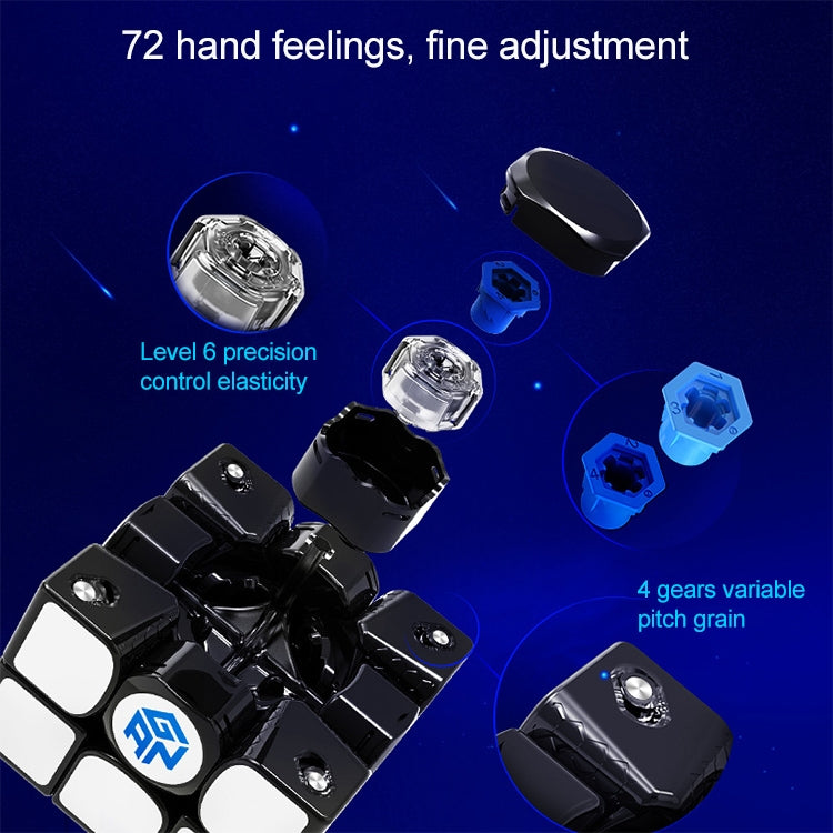 GAN356 XS Magnetic Magic Cube Speed Puzzle Cube(Black)
