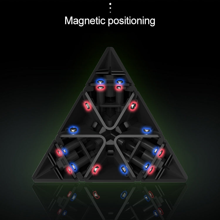 Moyu QIYI M Series Magnetic Speed Magic Cube Pyramid Cube Puzzle Toys (Colour)