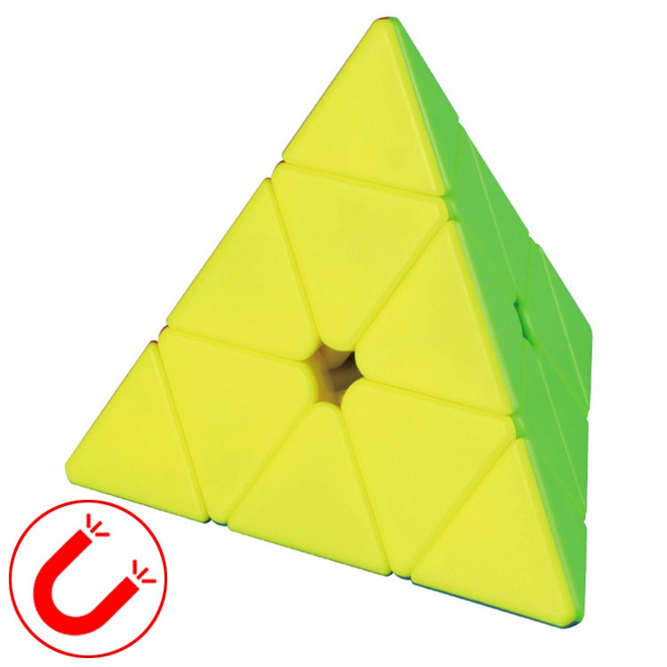 Moyu QIYI M Series Magnetic Speed Magic Cube Pyramid Cube Puzzle Toys (Colour)