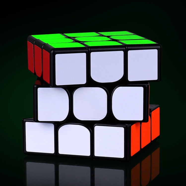 Moyu QIYI M Series Magnetic Speed Magic Cube Three Layers Cube Puzzle Toys (Black)