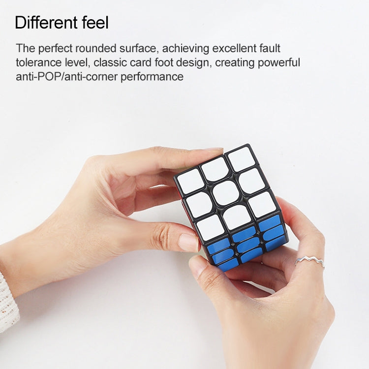 Moyu Mr. M Series Magnetic Cube Twisty Puzzle Toy Two Layers Cube Puzzle Toys (Black)