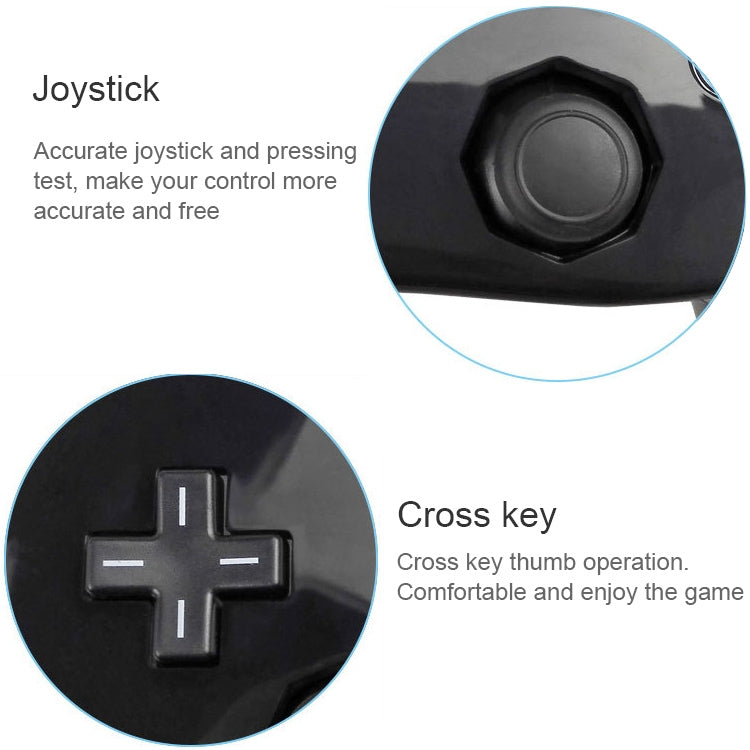 Classic Wired Game Controller Gaming Remote For Nintendo Wii(White)