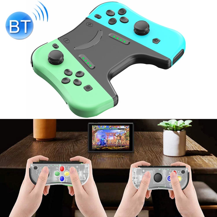 SP-5088ZJ For Switch Joy-con Left and Right Wireless Bluetooth GamePad Game Handle Controller(Blue Green)