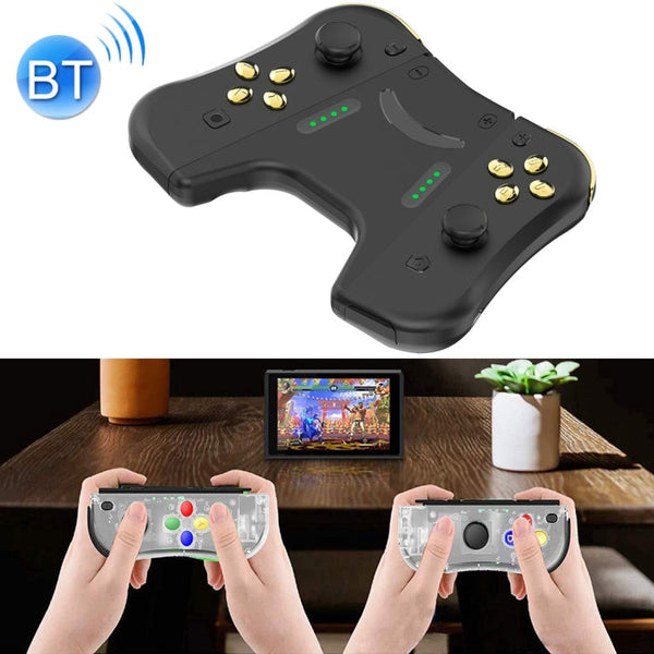 SP-5088ZJ For Switch Joy-con Left and Right Wireless Bluetooth GamePad Game Handle Controller(Black Gold)