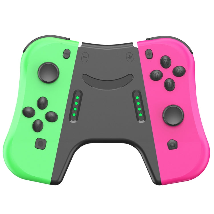 SP-5088ZJ For Switch Joy-con Left and Right Wireless Bluetooth GamePad Game Handle Controller(Pink Green)