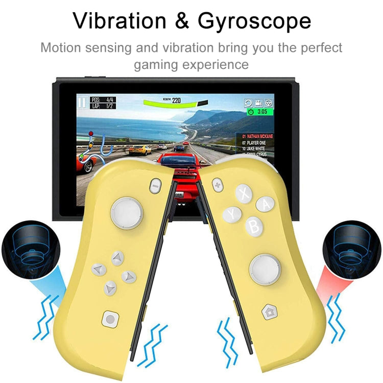 SP-5088ZJ For Switch Joy-con Left and Right Wireless Bluetooth GamePad Game Handle Controller(Pink Green)