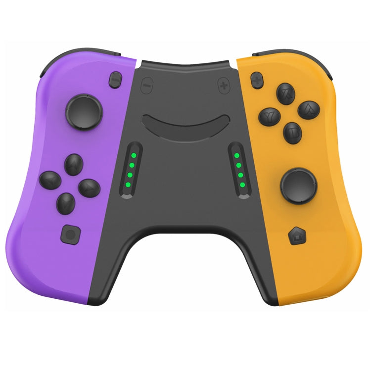 SP-5088ZJ For Switch Joy-con Left and Right Wireless Bluetooth GamePad Game Handle Controller(Purple + Yellow)