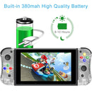 SP-5088ZJ For Switch Joy-con Left and Right Wireless Bluetooth GamePad Game Handle Controller(Purple + Yellow)