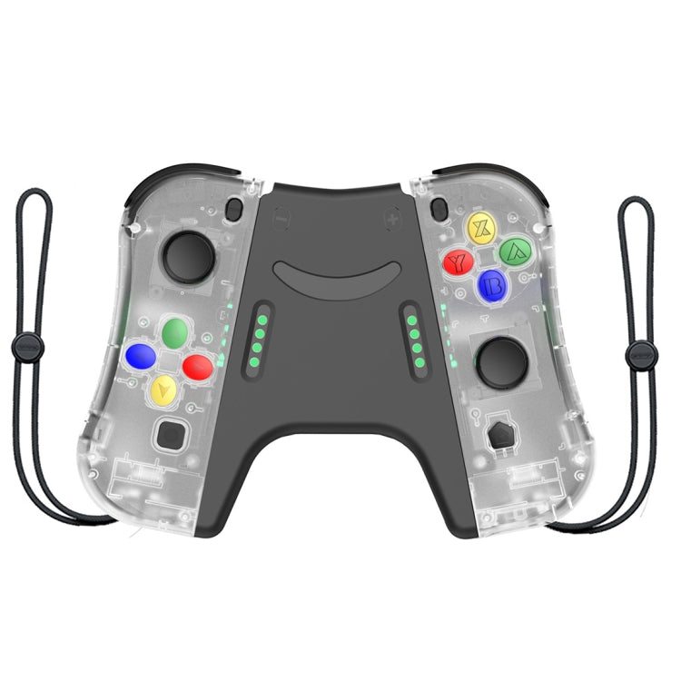 SP-5088ZJ For Switch Joy-con Left and Right Wireless Bluetooth GamePad Game Handle Controller(Transparent)
