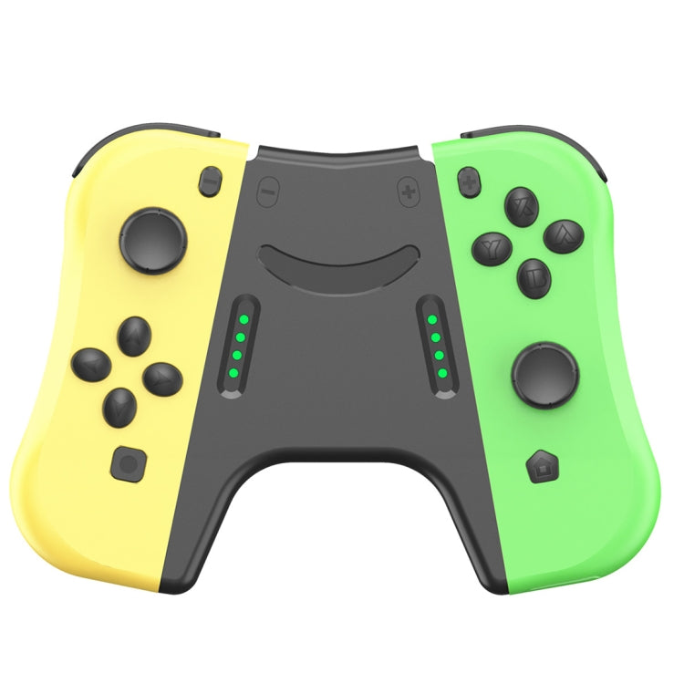 SP-5088ZJ For Switch Joy-con Left and Right Wireless Bluetooth GamePad Game Handle Controller(Yellow+Green)
