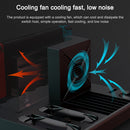 IPEGA PG-SW036 For Nintendo Switch Joy-Con Pro Multi-function Charging Cooling Base Handle Charging Base with Indicator NS Disc Earphone Storage Rack(Black)