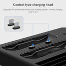 IPEGA PG-SW036 For Nintendo Switch Joy-Con Pro Multi-function Charging Cooling Base Handle Charging Base with Indicator NS Disc Earphone Storage Rack(Black)