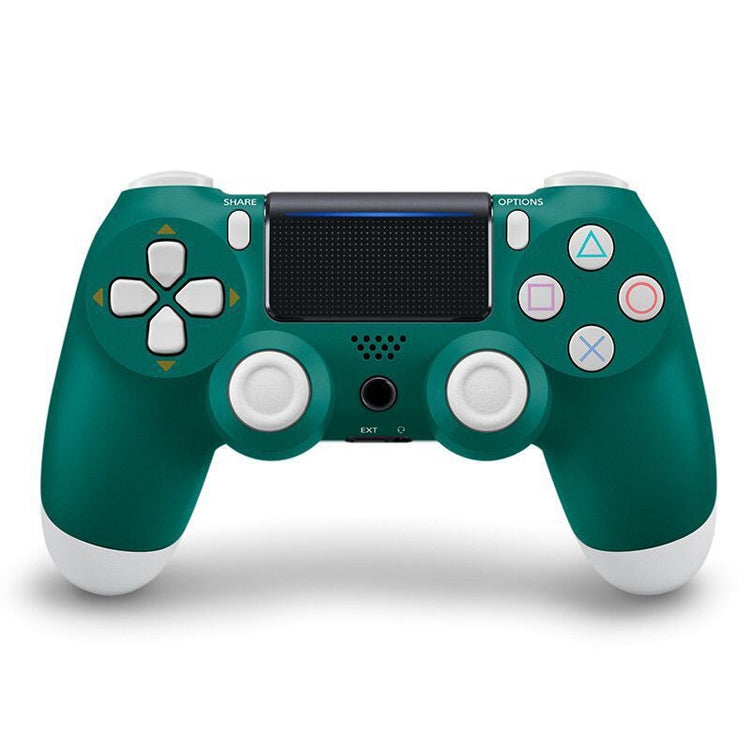For PS4 Wireless Bluetooth Game Controller Gamepad with Light, US Version(Green)