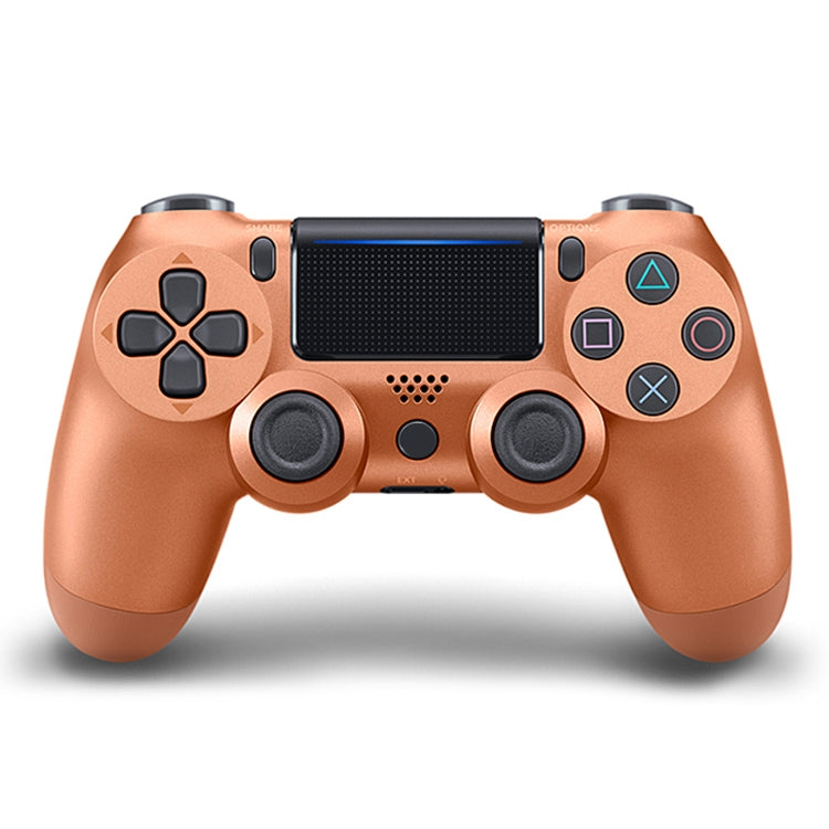 For PS4 Wireless Bluetooth Game Controller Gamepad with Light, EU Version(Bronze)