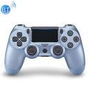 For PS4 Wireless Bluetooth Game Controller Gamepad with Light, EU Version(Blue)