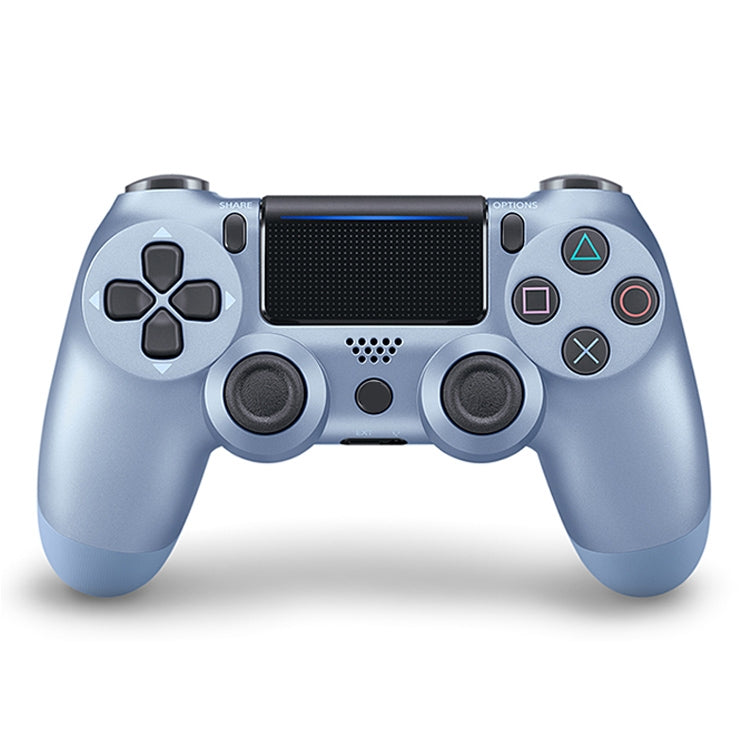 For PS4 Wireless Bluetooth Game Controller Gamepad with Light, EU Version(Blue)