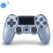 For PS4 Wireless Bluetooth Game Controller Gamepad with Light, EU Version(Blue)