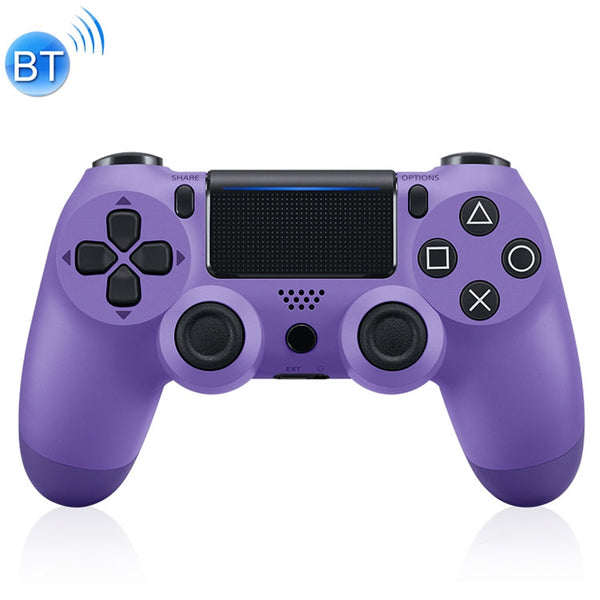 For PS4 Wireless Bluetooth Game Controller Gamepad with Light, EU Version(Purple)