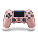 For PS4 Wireless Bluetooth Game Controller Gamepad with Light, EU Version(Rose Gold)