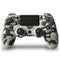 Camouflage Wireless Bluetooth Game Handle Controller with Lamp for PS4, EU Version(Grey)