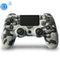 Camouflage Wireless Bluetooth Game Handle Controller with Lamp for PS4, EU Version(Grey)