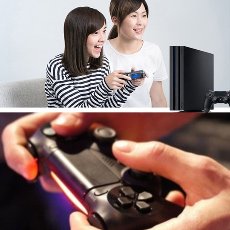 Camouflage Wireless Bluetooth Game Handle Controller with Lamp for PS4, EU Version(Red)