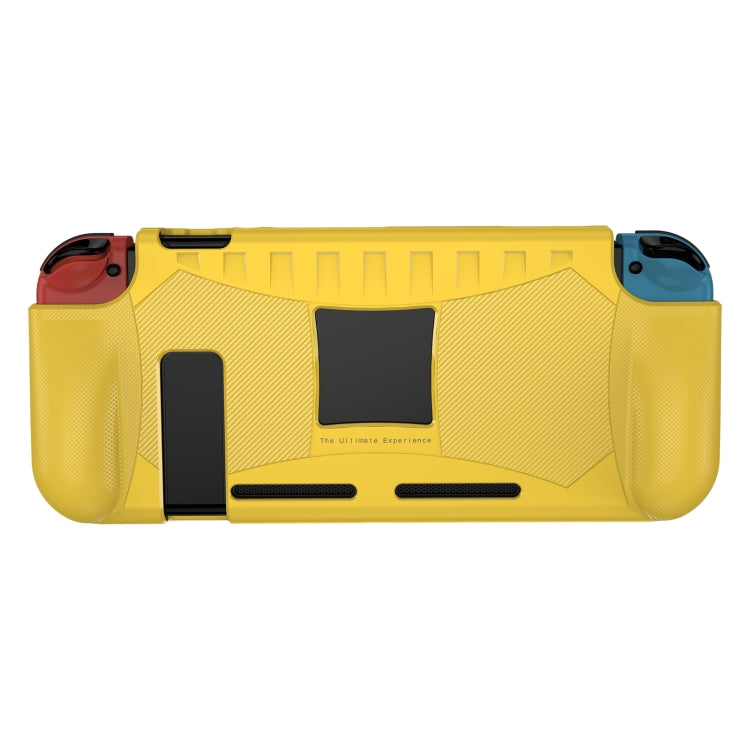 TPU Soft Protective Shell Drop Resistance for Nintendo Switch(Yellow)