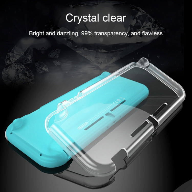 Transparent TPU Soft Protective Shell Drop Resistance for Nintendo Switch Lite(Yellow)