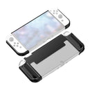 Carbon Fiber TPU Shockproof Protective Case For Nintendo Switch OLED(Black)
