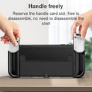 Carbon Fiber TPU Shockproof Protective Case For Nintendo Switch OLED(Black)