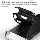 Carbon Fiber TPU Shockproof Protective Case For Nintendo Switch OLED(Black)