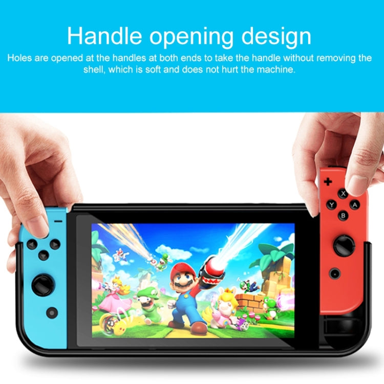 TPU + PC Protective Cover for Nintendo Switch OLED(Black)
