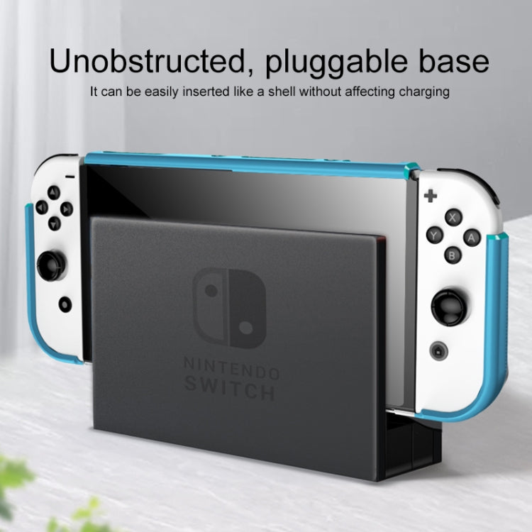 TPU + PC Protective Cover for Nintendo Switch OLED(Black)