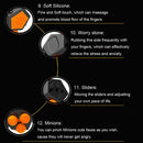 12 Sides Fidget Cube Generation 2 Decompression Toy Desk Magic Dice Funny Relieves Anxiety and Stress Toys Creative Gift with Gears & Rotating Dial & 360 Degree Joystick for Adults and Children(Black)